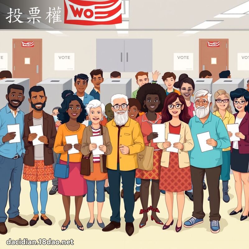 投票权 - 国语大辞典配图