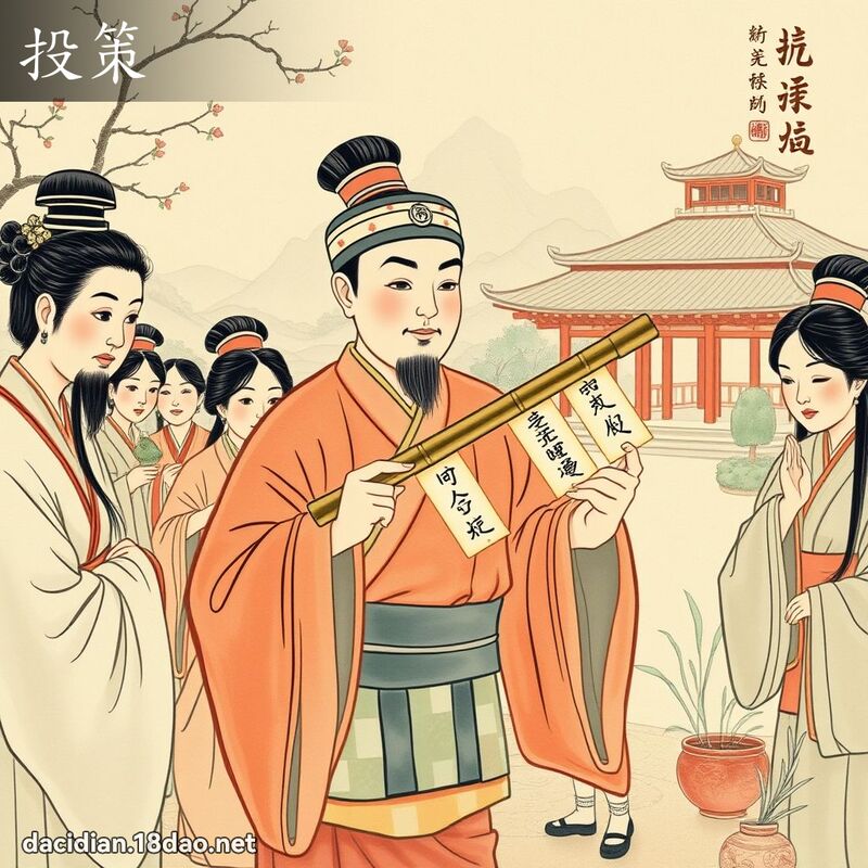 投策 - 国语大辞典配图