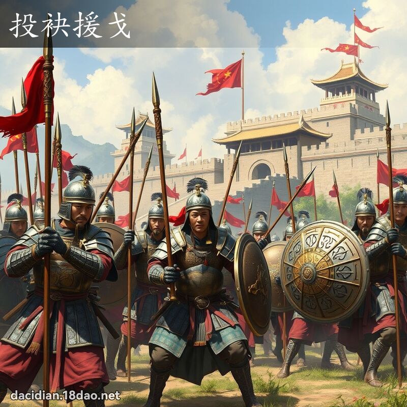 投袂援戈 - 國語大辭典配圖