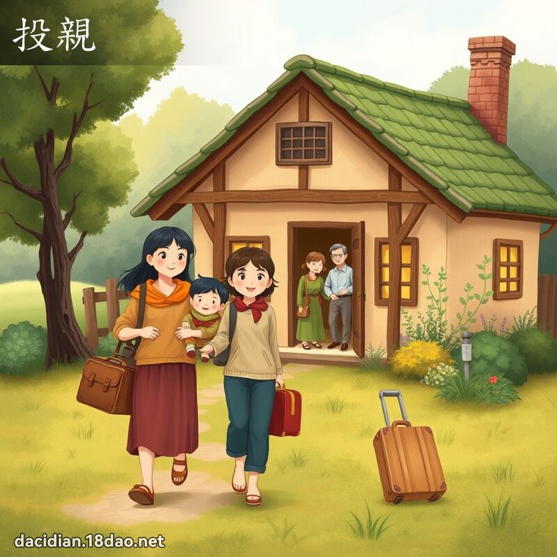 投親 - 國語大辭典配圖