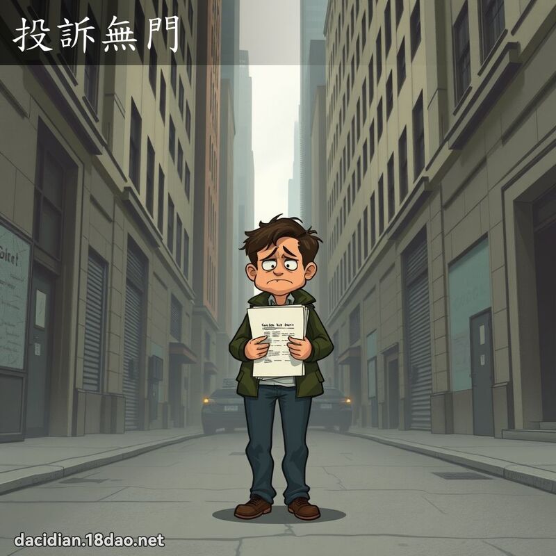 投訴無門 - 國語大辭典配圖