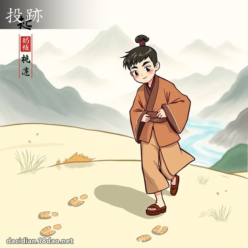 投跡 - 国语大辞典配图