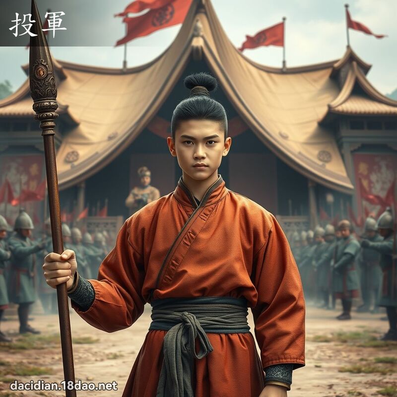 投軍 - 國語大辭典配圖