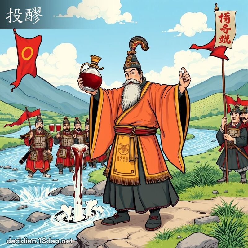 投醪 - 國語大辭典配圖