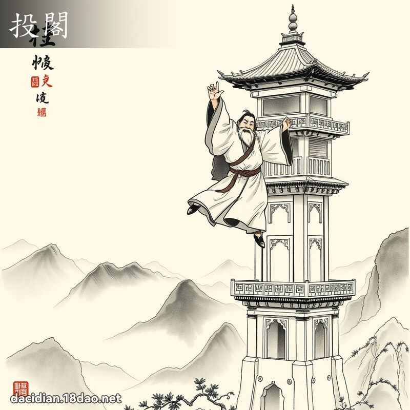 投閣 - 國語大辭典配圖