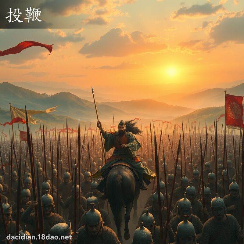 投鞭 - 国语大辞典配图