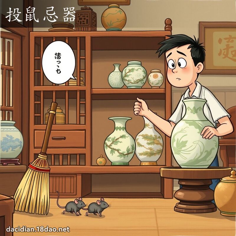投鼠忌器 - 國語大辭典配圖