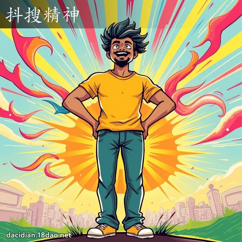 抖搜精神 - 國語大辭典配圖