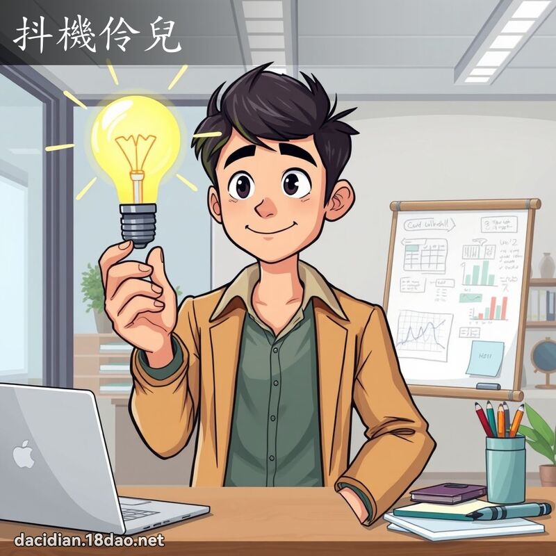 抖机伶儿 - 国语大辞典配图
