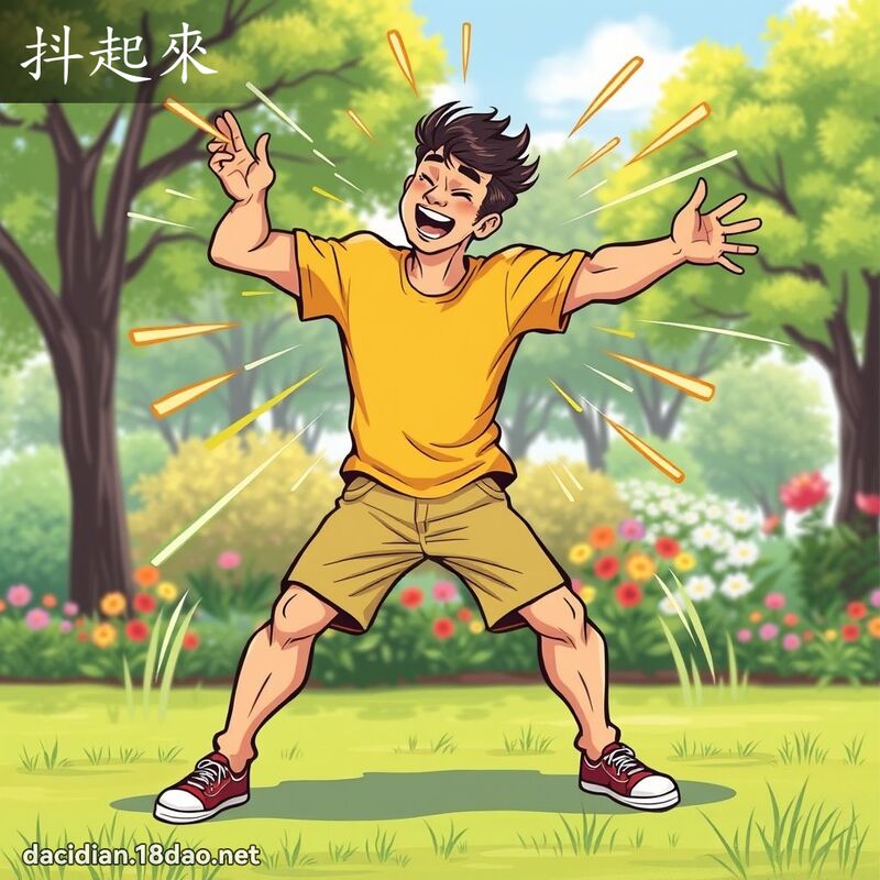 抖起来 - 国语大辞典配图