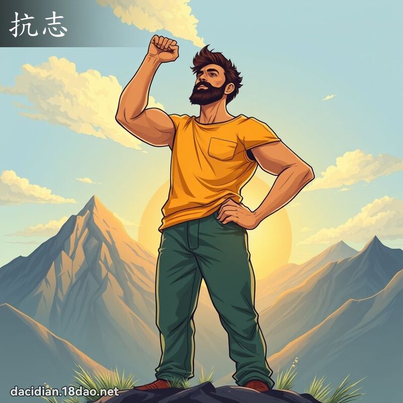 抗志 - 國語大辭典配圖