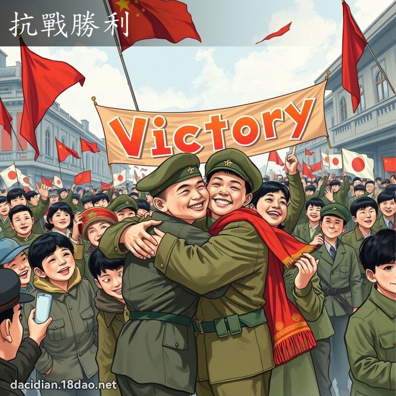 抗戰勝利 - 國語大辭典配圖