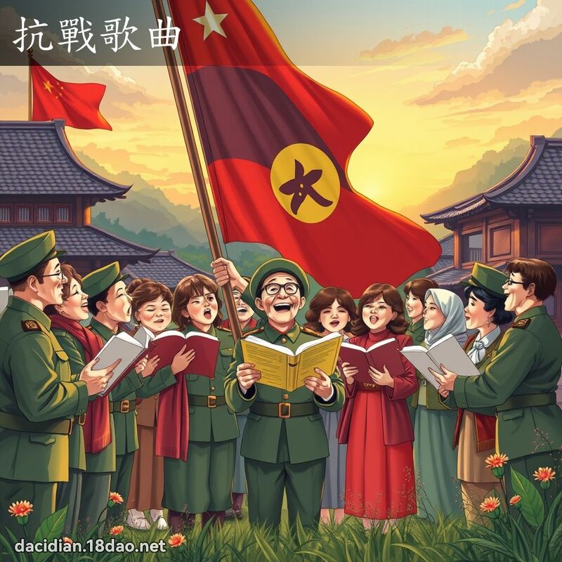 抗戰歌曲 - 國語大辭典配圖