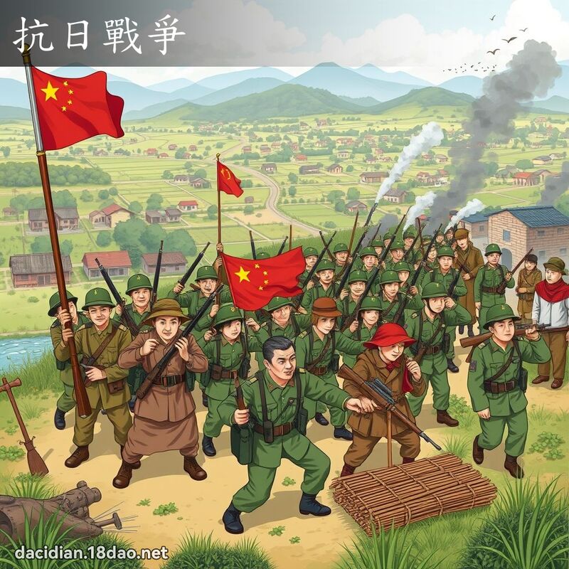 抗日戰爭 - 國語大辭典配圖