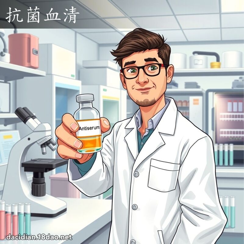 抗菌血清 - 国语大辞典配图