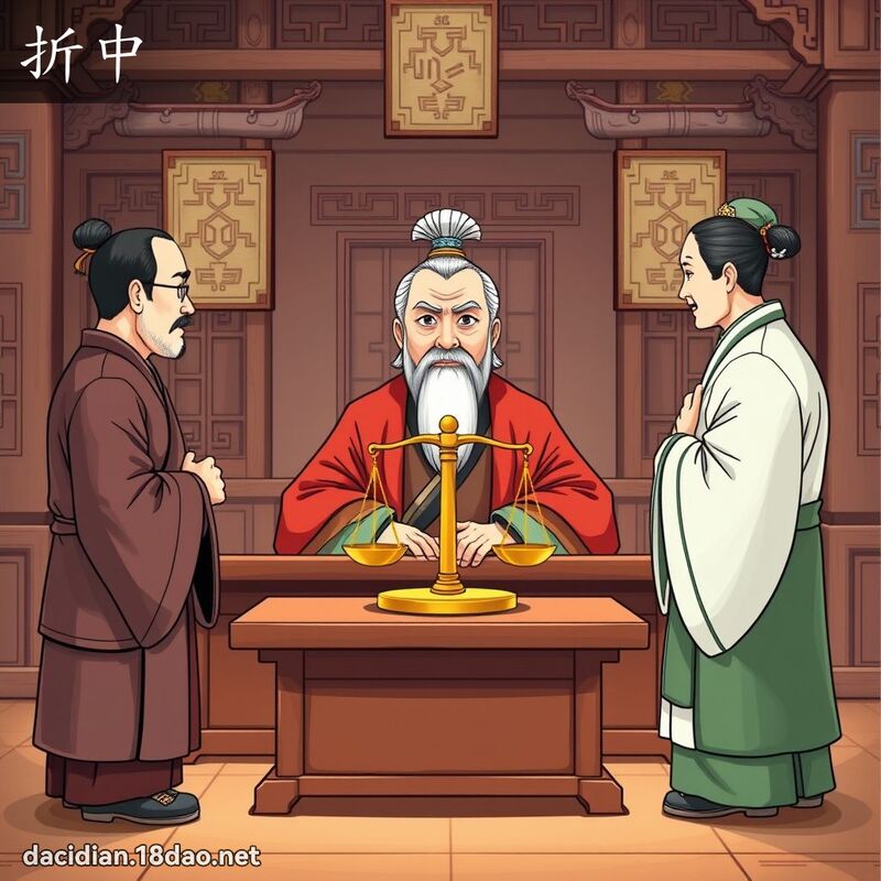 折中 - 國語大辭典配圖