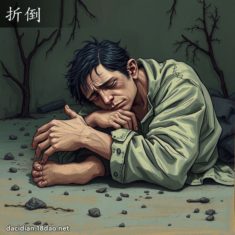 折倒 - 國語大辭典配圖
