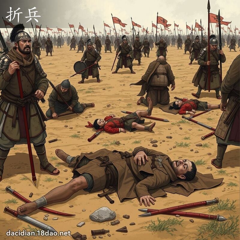 折兵 - 国语大辞典配图