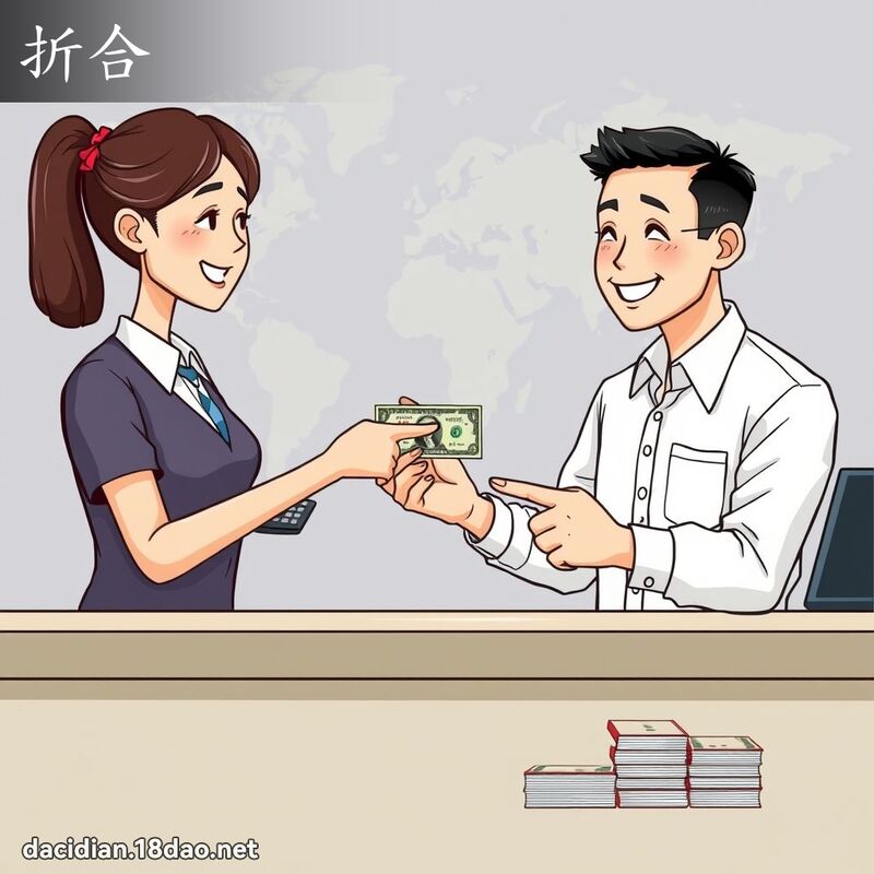 折合 - 国语大辞典配图