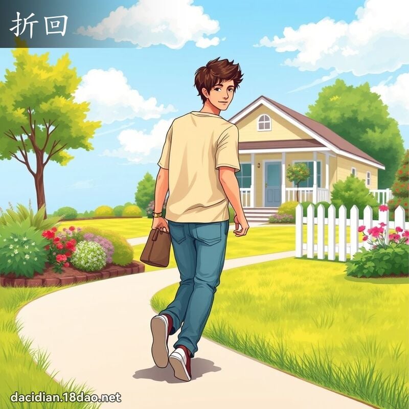 折回 - 国语大辞典配图