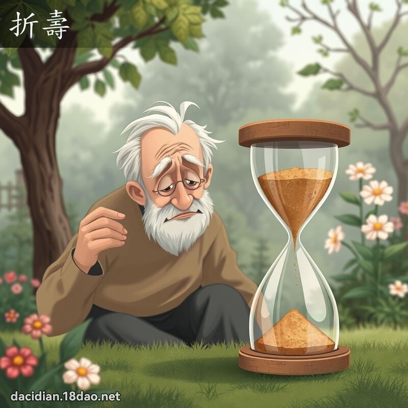 折寿 - 国语大辞典配图