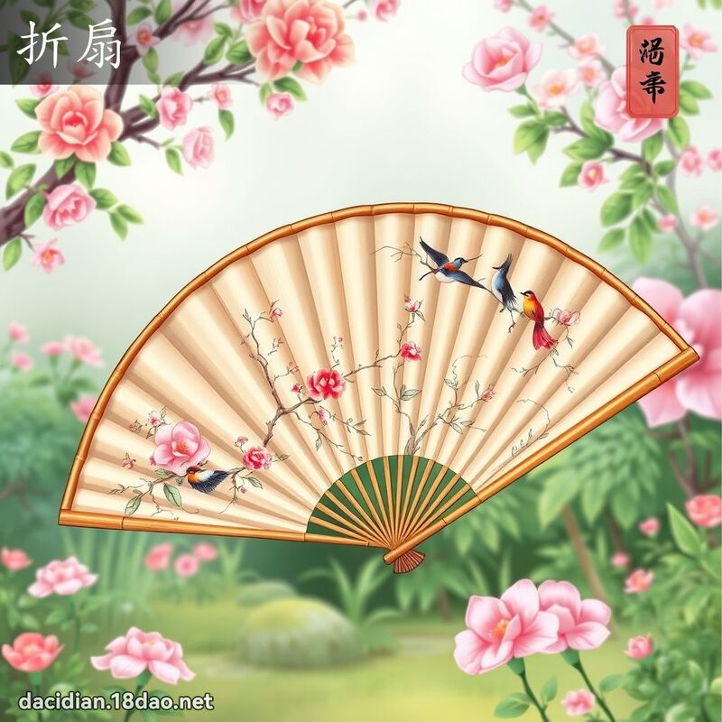 折扇 - 国语大辞典配图