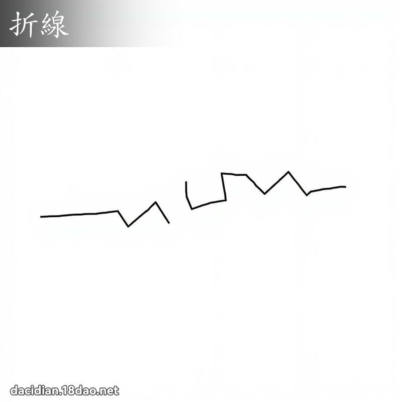 折线 - 国语大辞典配图