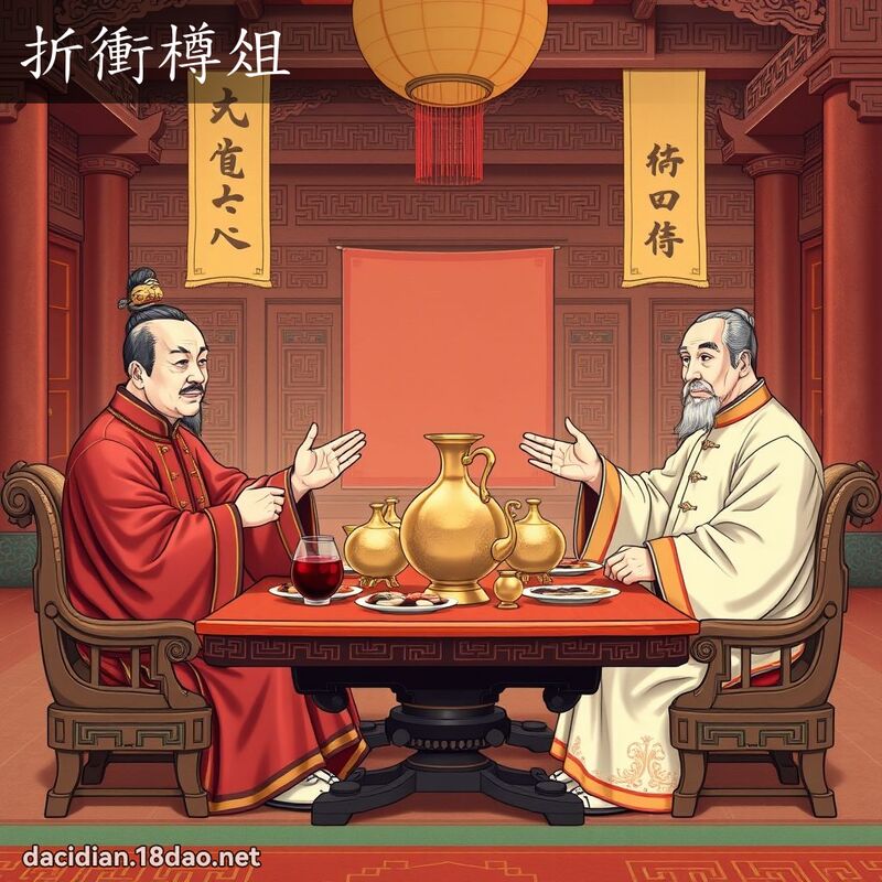 折冲樽俎 - 国语大辞典配图