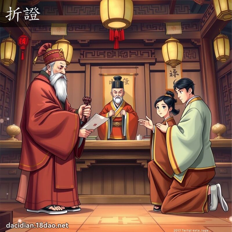 折证 - 国语大辞典配图