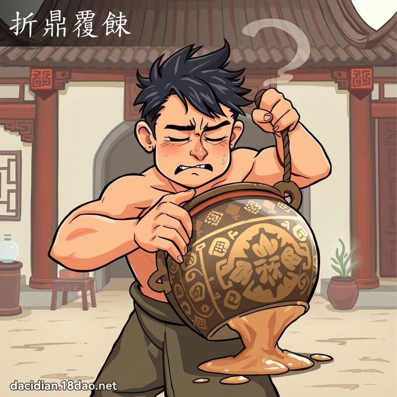 折鼎覆餗 - 國語大辭典配圖