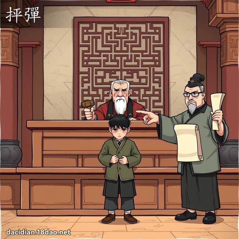 抨弹 - 国语大辞典配图