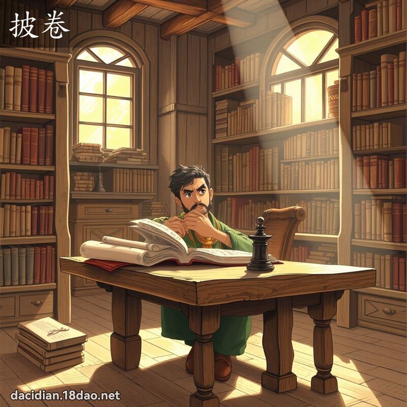 披卷 - 国语大辞典配图