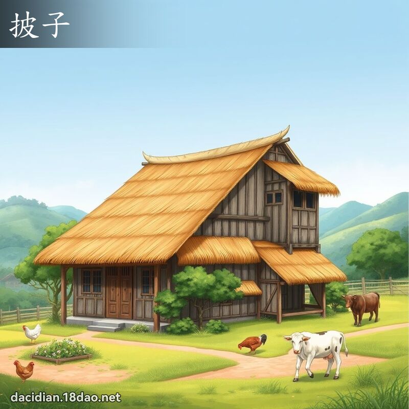 披子 - 国语大辞典配图