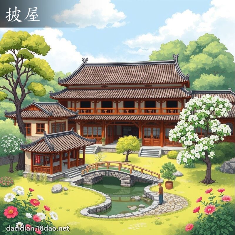 披屋 - 国语大辞典配图