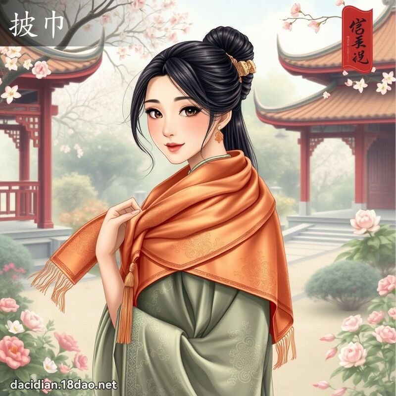 披巾 - 國語大辭典配圖