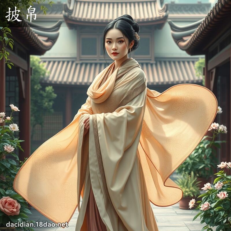 披帛 - 國語大辭典配圖