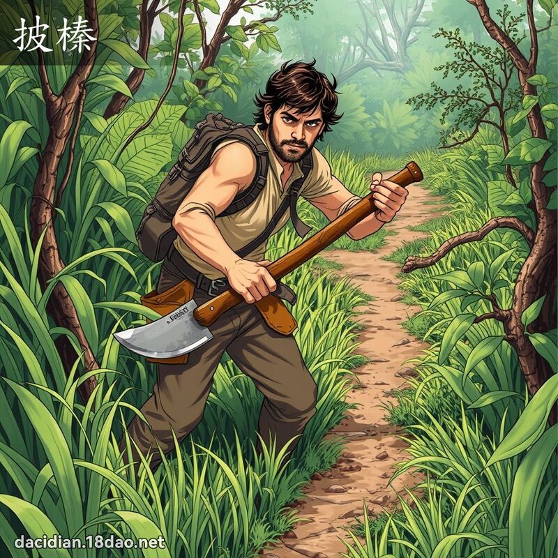 披榛 - 國語大辭典配圖