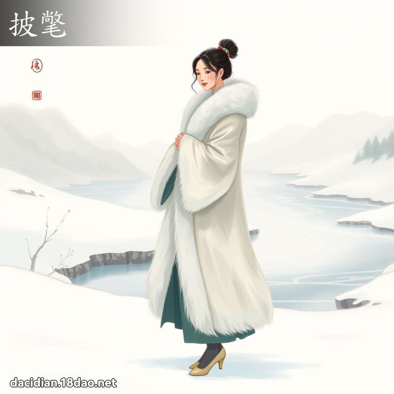 披氅 - 國語大辭典配圖