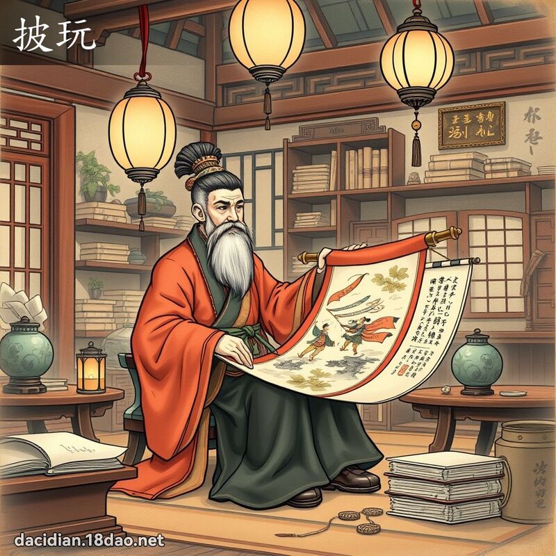 披玩 - 国语大辞典配图