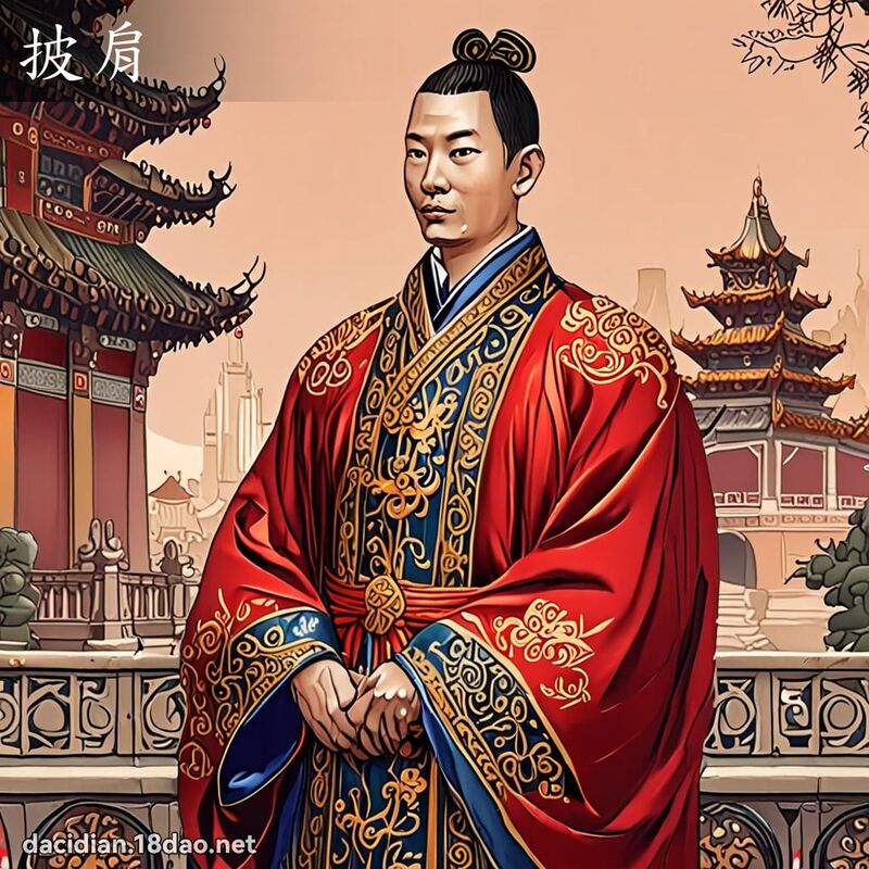 披肩 - 國語大辭典配圖