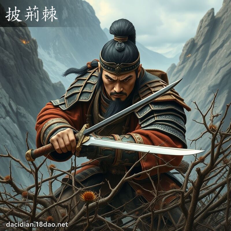 披荊棘 - 國語大辭典配圖