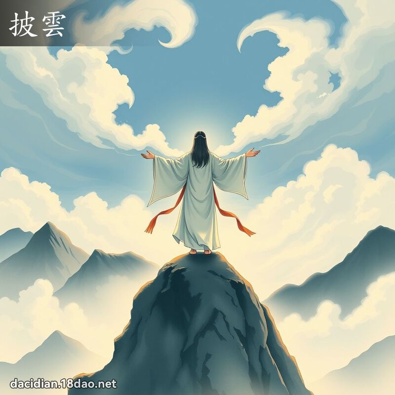 披云 - 国语大辞典配图