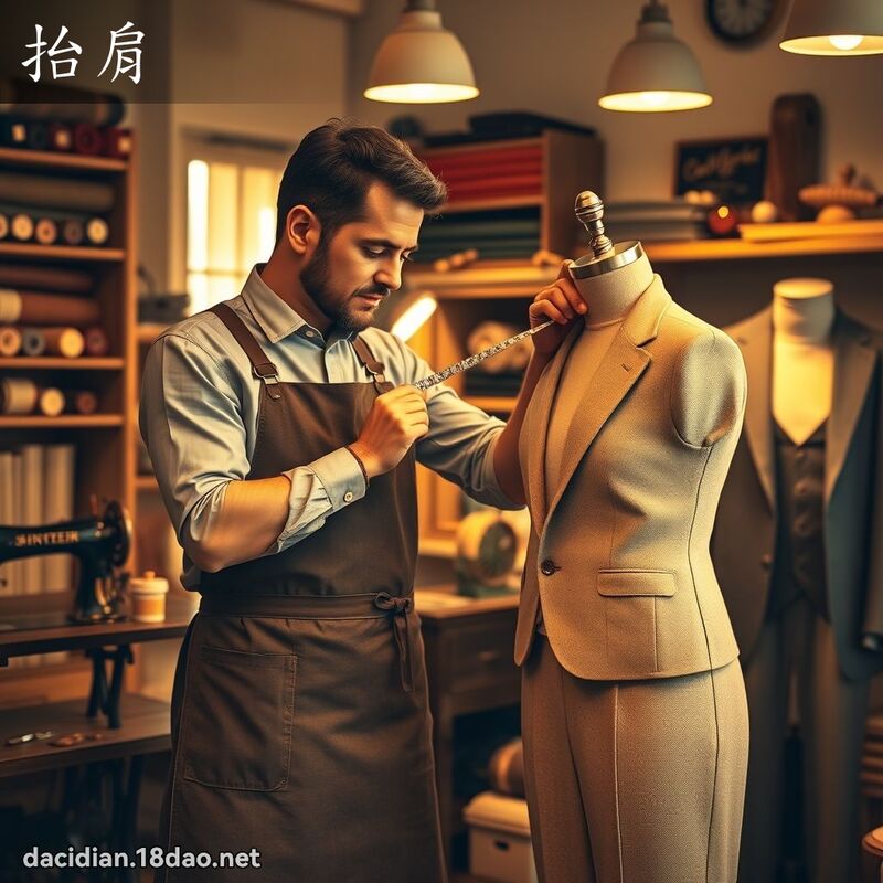 抬肩 - 國語大辭典配圖