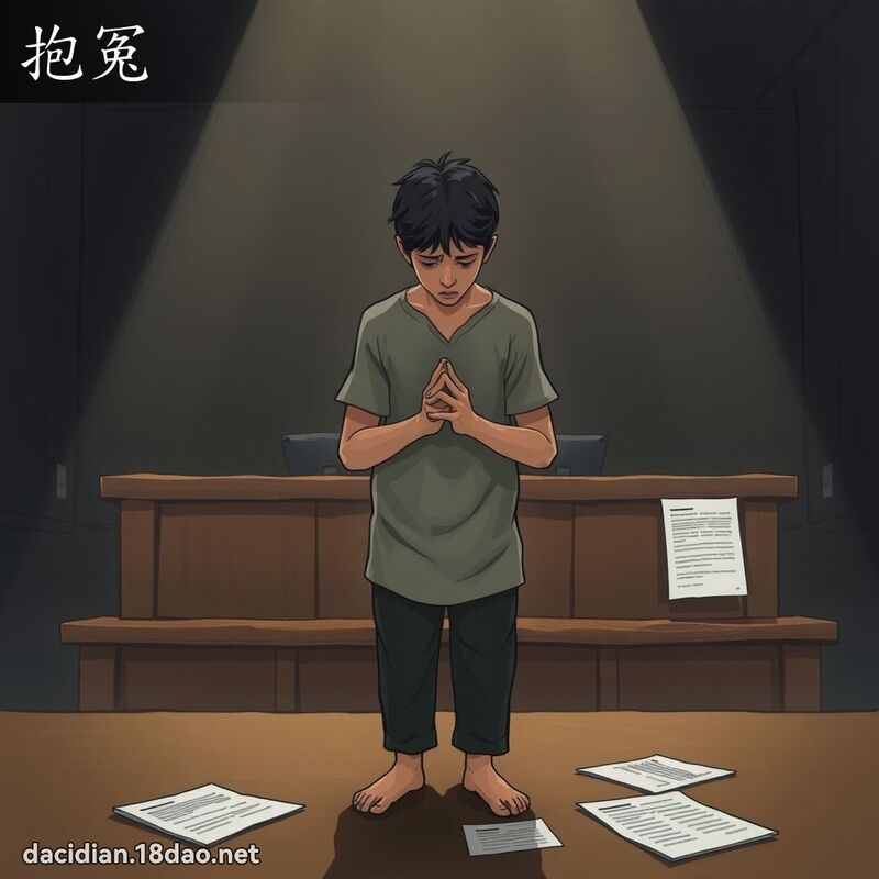 抱冤 - 国语大辞典配图