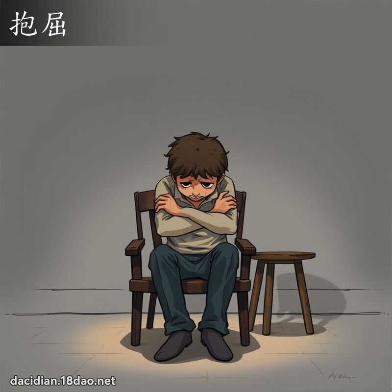 抱屈 - 國語大辭典配圖
