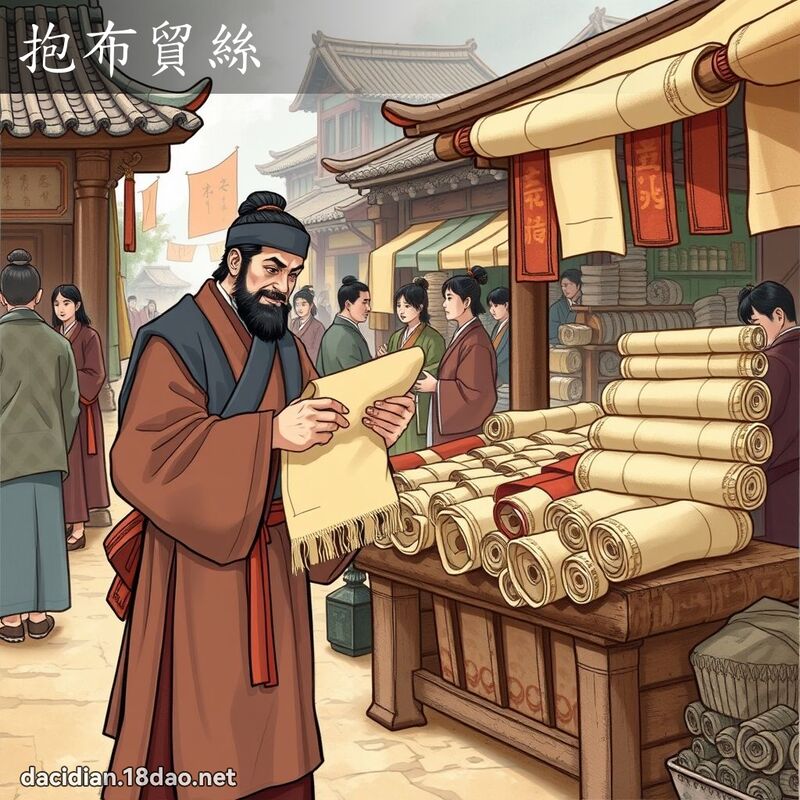 抱布貿絲 - 國語大辭典配圖