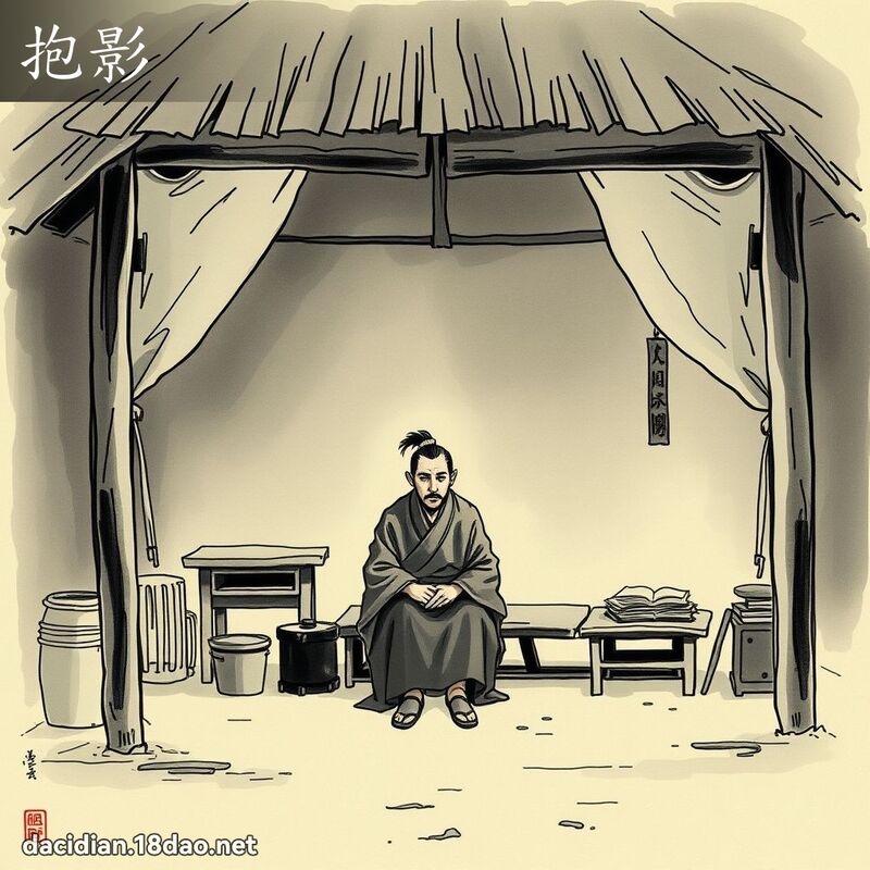 抱影 - 國語大辭典配圖