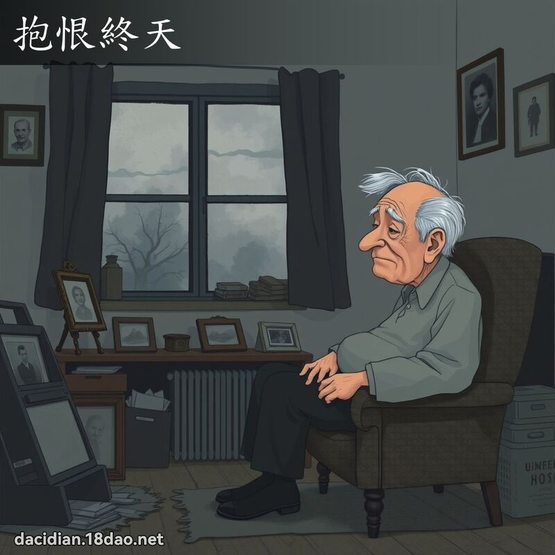 抱恨終天 - 國語大辭典配圖