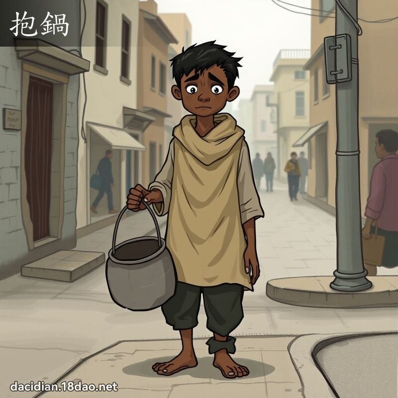 抱鍋 - 國語大辭典配圖