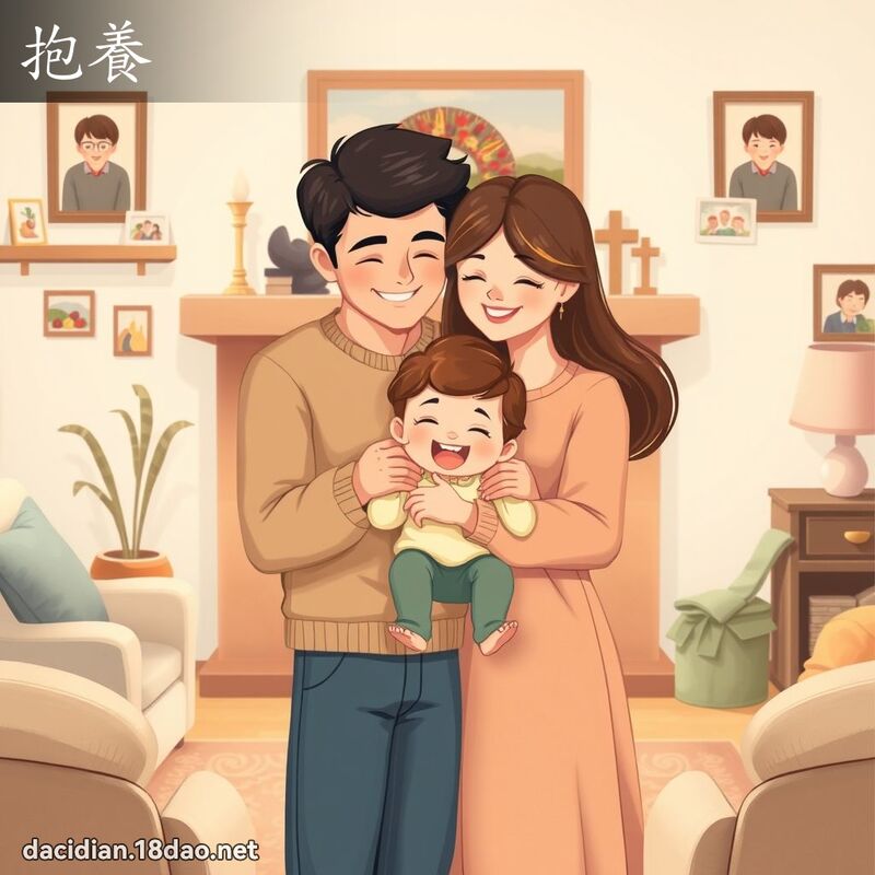 抱養 - 國語大辭典配圖